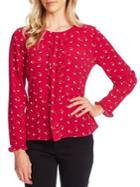 Cece By Cynthia Steffe Modern Romance Floral-print Top