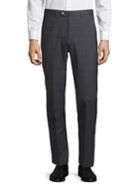 Karl Lagerfeld Paris Plaid Wool-blend Pants