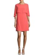 Vince Camuto Solid Popover Sheath Dress