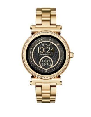 Michael Kors Access Sofie Touchscreen Goldtone Braceletsmart Watch