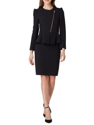 Tahari Arthur S. Levine Peplum Skirt Suit