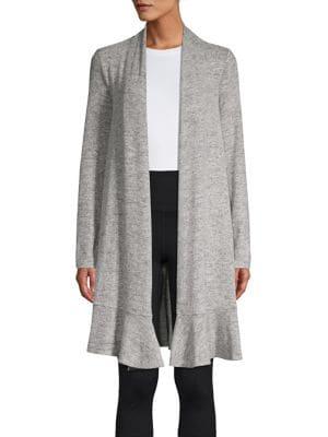 Context Long Heathered Cardigan