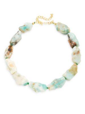 Kenneth Jay Lane Marble-look Strand Necklace