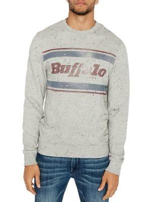 Buffalo David Bitton Fylage Graphic Cotton Sweatshirt