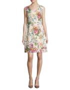 Adrianna Papell Floral Day Dress