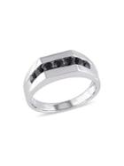 Sonatina Sterling Silver & Black Sapphire Ring