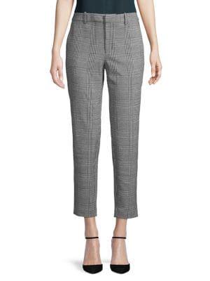 Lord & Taylor Glen Plaid Crop Pants