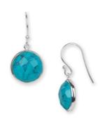 Argento Vivo Turquoise And Sterling Silver Drop Earrings