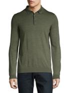 Boss Heathered Wool Polo