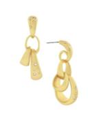 Cole Haan Ring The Ring 12k Goldplated Multi Link Earrings