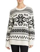 Lauren Ralph Lauren Intarsia Crewneck Sweater