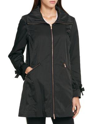 Karl Lagerfeld Paris Hooded Long-sleeve Full-zip Jacket