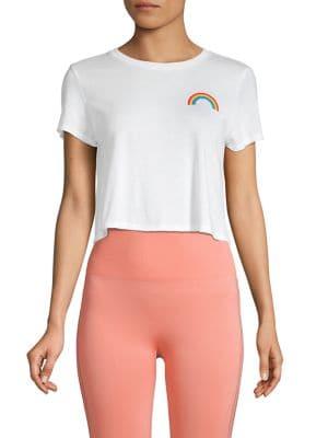 French Connection Pride Rainbow Crop Top