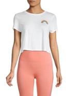 French Connection Pride Rainbow Crop Top