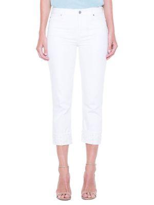 Liverpool Jeans Gwen Cuffed Denim Capris
