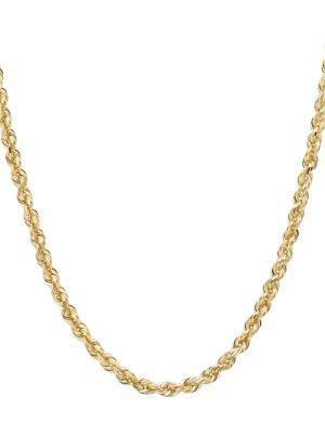 Lord & Taylor 14k Yellow Gold Rope Necklace