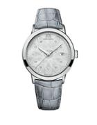 88 Rue Du Rhone Ladies Stainless Steel And Pearlized Gray Watch With Diamonds