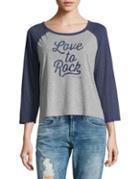 Tommy Hilfiger Plus Love To Rock Roundneck Tee