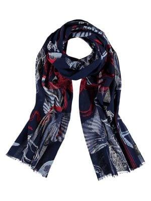Fraas Nautical Oblong Cotton Scarf