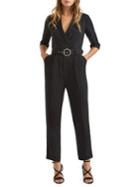 Miss Selfridge Belted Wrap Jumpsuit