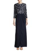 Js Collections Embroidered Floral Blouson Dress