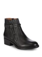 Gentle Souls By Kenneth Cole Percy Leather Moto Ankle Boots