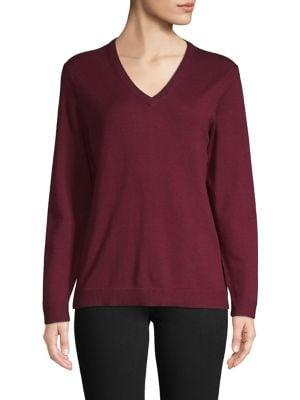 Imnyc Isaac Mizrahi Long Sleeves V Neck Sweater
