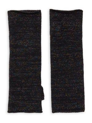 Lord & Taylor Knit Fingerless Gloves