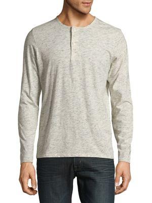 Selected Homme Space Dyed Long-sleeve Henley