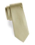 Michael Kors Pindot Ground Diamonds Silk Tie