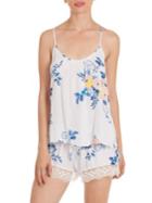 In Bloom Two-piece Floral-print Camisole & Shorts