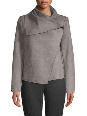 Anne Klein Faux Suede Jacket