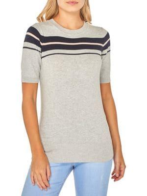 Dorothy Perkins Striped Short-sleeve Sweater