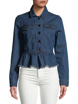 Design Lab Lord & Taylor Pelum Denim Jacket