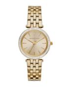 Michael Kors Mini Darci Pave Goldtone Stainless Steel Bracelet Watch