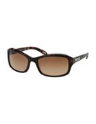 Ralph By Ralph Lauren Eyewear 58mm Rectangle Sunglasses