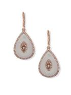Lonna & Lilly Mother-of-pearl And Crystal Drop Earrings