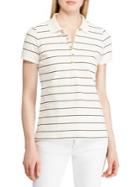 Lauren Ralph Lauren Straight-fit Striped Stretch Polo