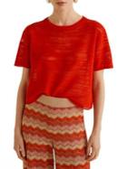 Mango Flam Short-sleeve Jersey Top