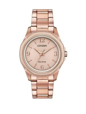 Citizen Drive Logo Stainless Steel Bracelet Watch