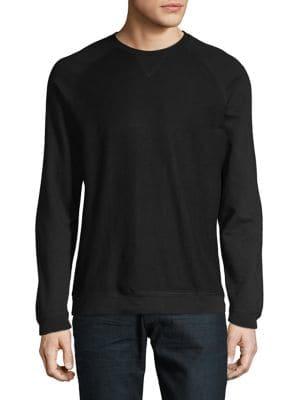 Black Brown Classic Cotton Sweatshirt