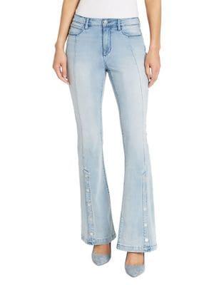 Skinny Girl High-rise Flared Jeans