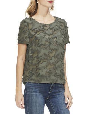 Vince Camuto Sunrise Bay Fringe Top