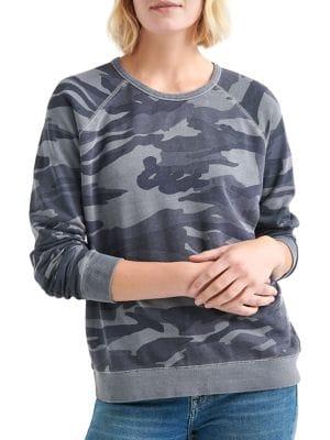 Lucky Brand Camo Crewneck Sweatshirt