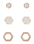 Kenneth Cole New York Delicates Two-tone Geometric Stud Earrings Set
