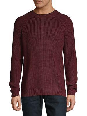 Black Brown Textured Raglan Sweater