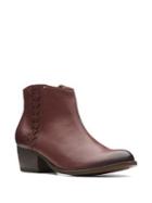 Clarks Maypearl Fawn Leather Boots
