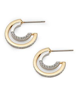 Swarovski Circle Crystal Earrings