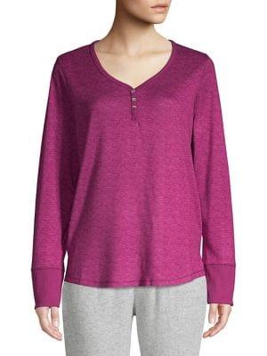 Nuit Rouge Classic Long-sleeve Henley