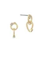 Laundry By Shelli Segal Pear Mini Double Drop Earrings